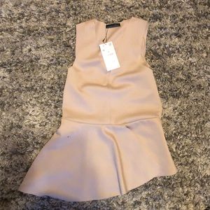 Zara peplum top